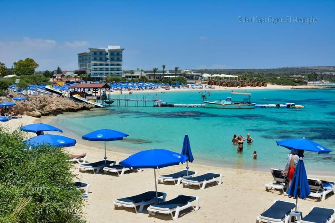 Nissi 3 Pool Access Garden Apartment أيا نابا المظهر الخارجي الصورة
